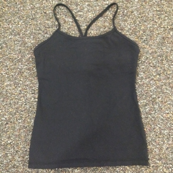 lululemon athletica Tops - Lululemon Power Y Tank Top Black